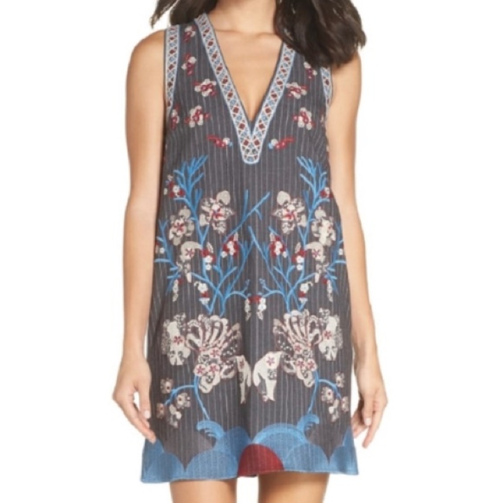 Anthropologie pinstripe shift dress size 8 - NWT